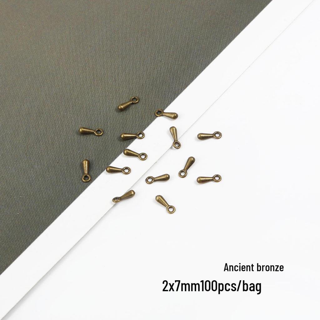 Alloy Teardrop Pendant Chain for DIY Jewelry and Accessories