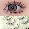5 Pairs Thick Lower Eyelashes Clear Band Under Eye Lashes Soft Lower Eyelash Handmade Manga Bottom Lashes Makeup Tools