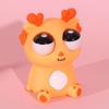 Herausspringender Augen Drache Quetschspielzeug Angst Stressabbau Sitzender Cartoon Drache Knet-Sensorisches Spielzeug Weicher Stressball Tierisches Fidget Spielzeug