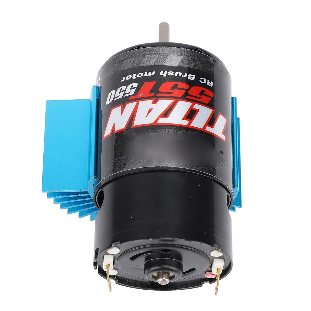 Silnik Samochodu RC 550 Uniwersalny Silnik Szczotkowy z Niebieskim Radiatorem dla Axial SCX10 dla Hpi dla Redcat JL