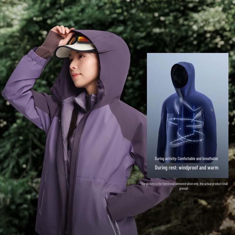 BOSIDENG B250331302 3-in-1 Lightweight Goose Down Jacket