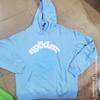 Maglione con stampa ragnatela, con cappuccio, pullover, casual, largo, nuovo