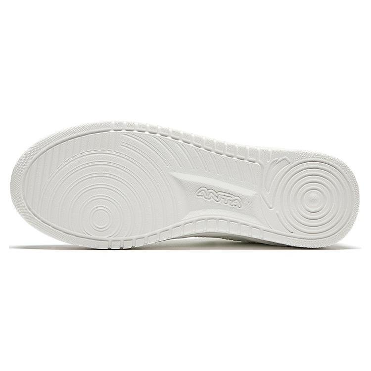 New Anta Relaxed Wear resistant And Lightweight Low Top Skateboard Shoes Women's White 922418001Q-2