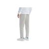 Fila Einfarbige gewebte Cropped-Freizeithose mit geradem Bein für Herrenunterteile Wolken-Grau F11M412804F-GY