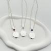 3-Color Opening and Closing Shell-shape Box Pendant Necklace Romantic Party Jewelry Fashion Clavicle Chain for Women
