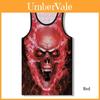 Timeless Design Graphic 3d Print Skull Mens Gym Muscle Vest Shirt Sport Fitness Tank Tops