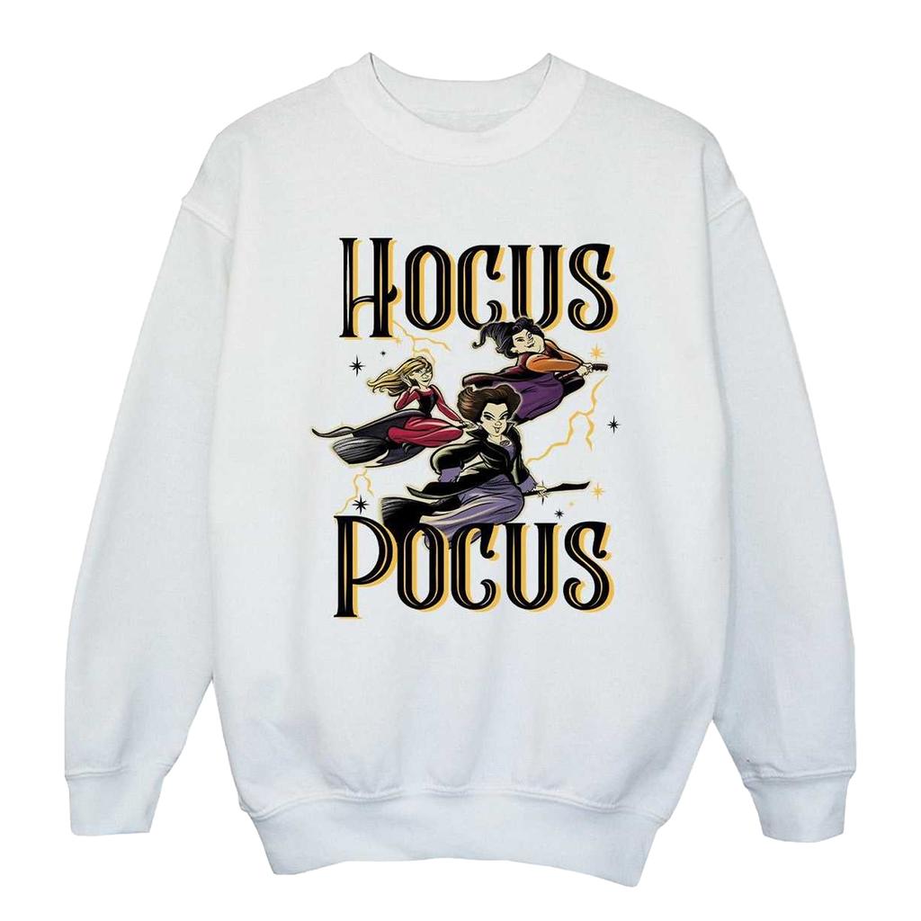 Hocus Pocus Girls Flying Sweatshirt
