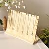 1pc Wooden necklace display rack, independent jewelry storage rack, bracelet and pendant holder, jewelry rack