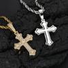 New Arrival Hip Hop Jewelry Full Pave Cross Pendant Necklace Women Christian Cross Charm Ornament Gift Drop Shipping