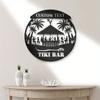 Vintage Metal Tiki Wall Art Personalized Bar Decor Indoor Outdoor Sign