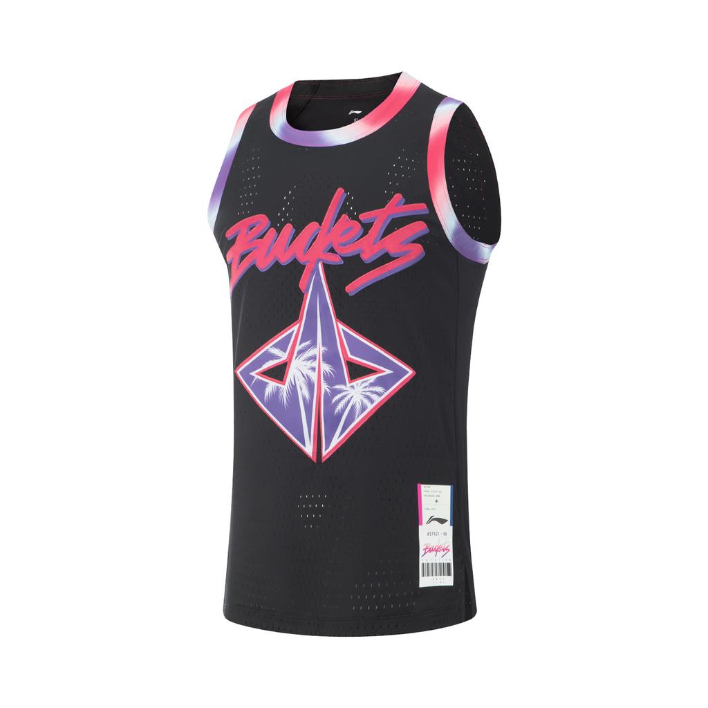 Li Ning Jimmy Butler Quick-Dry Cool Loose Versatile Casual Round Neck Sleeveless Basketball Jersey Men jersey AAYV245-2