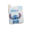 2025 Cartoon Stil Stitch PU Geldbörse: Unisex Kurzes Reißverschluss-Münzfach & Ausweishalter