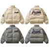 Men's Vintage Retro Embroidered Corduroy Jacket with Stand Collar – Cozy Outerwear for Couples