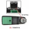 Power Window Switch Triple Button For Fiat Ducato Doblo Citroen Relay Jumper Peugeot Boxer 2006 - 2014 735421419 735487419