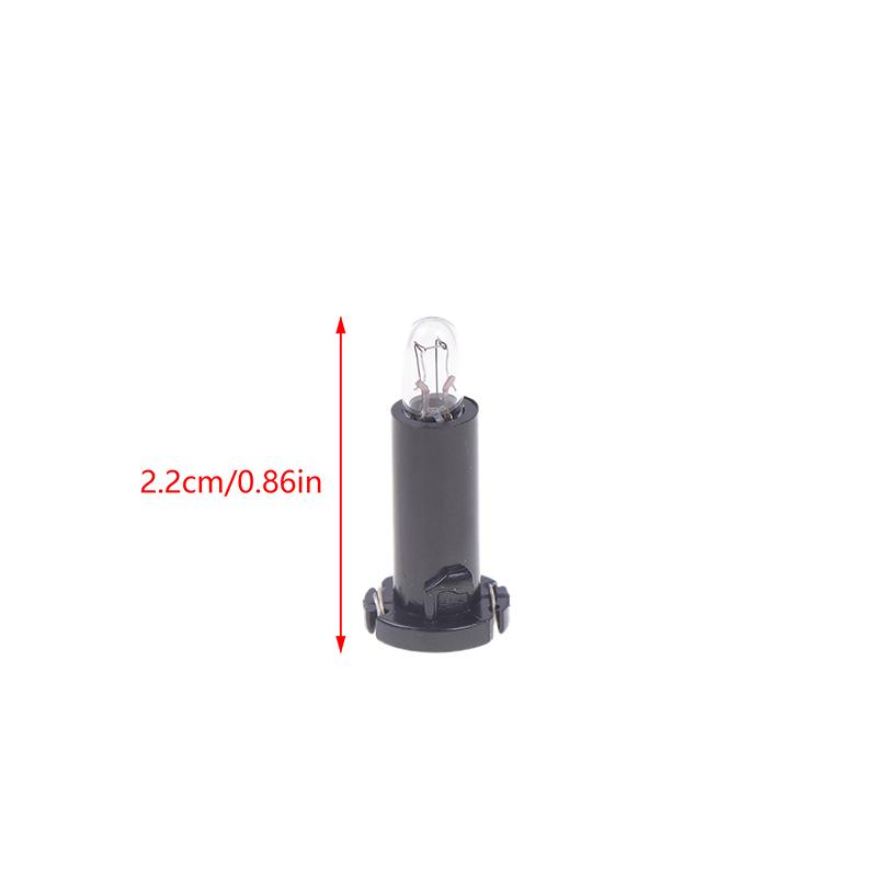 1 Pcs Car Dashboard Light 22Mm T4 14V 1.4W Bulbs Lamps Black Socket For Automotive For Dashboard