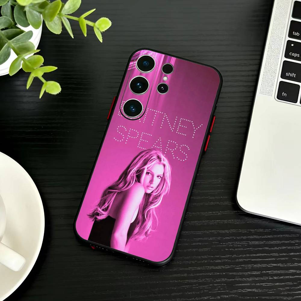 Singer B-Britney Spears   Phone Case For Samsung S26,S25,S24,S23,S22,S21,S20,S30,Ultra,Plus,Fe,Note,5G Black Cover