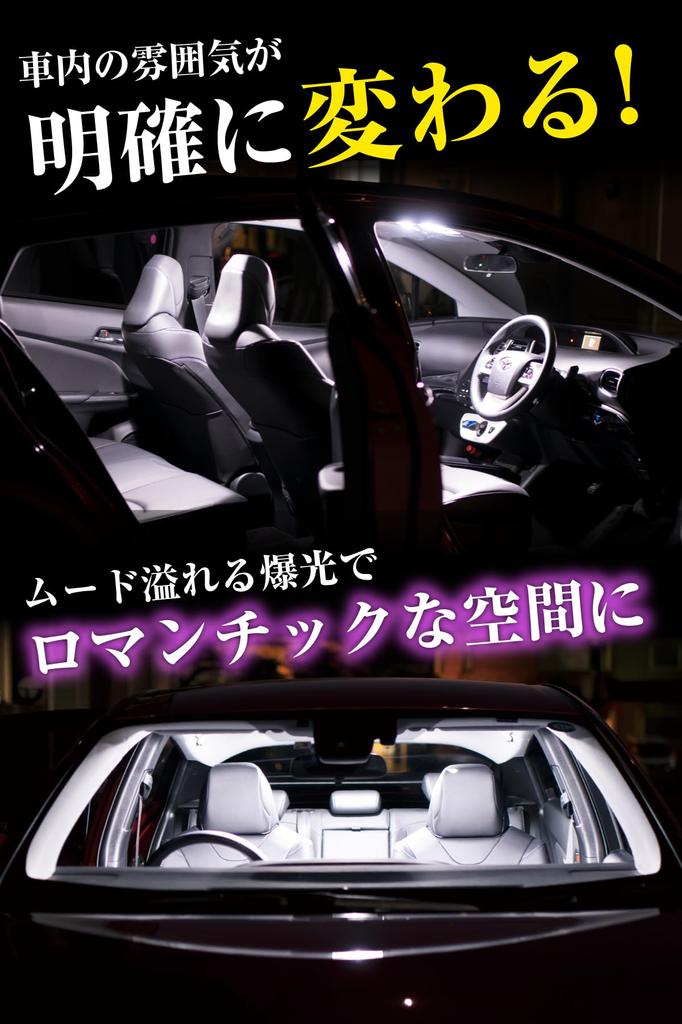 Bubu-Material T10 31 Mm LED Room Lamp, Blue, Explosive Light, 1.1 Inches (28 Mm),