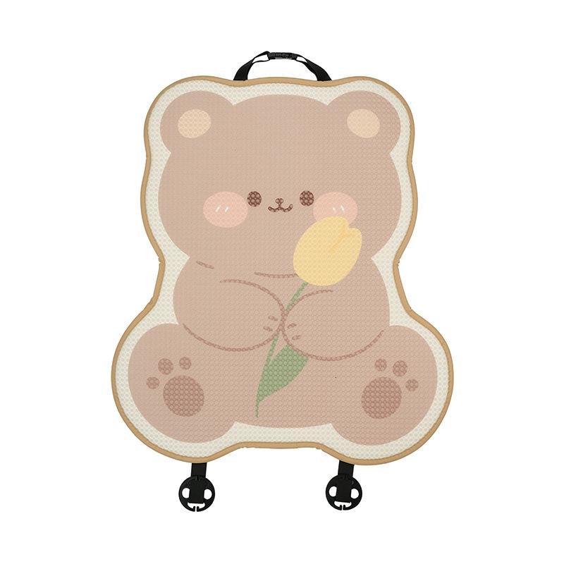 Car seat cushion cute cartoon car breathable seat cushion creative car seat cover universal in all seasons
