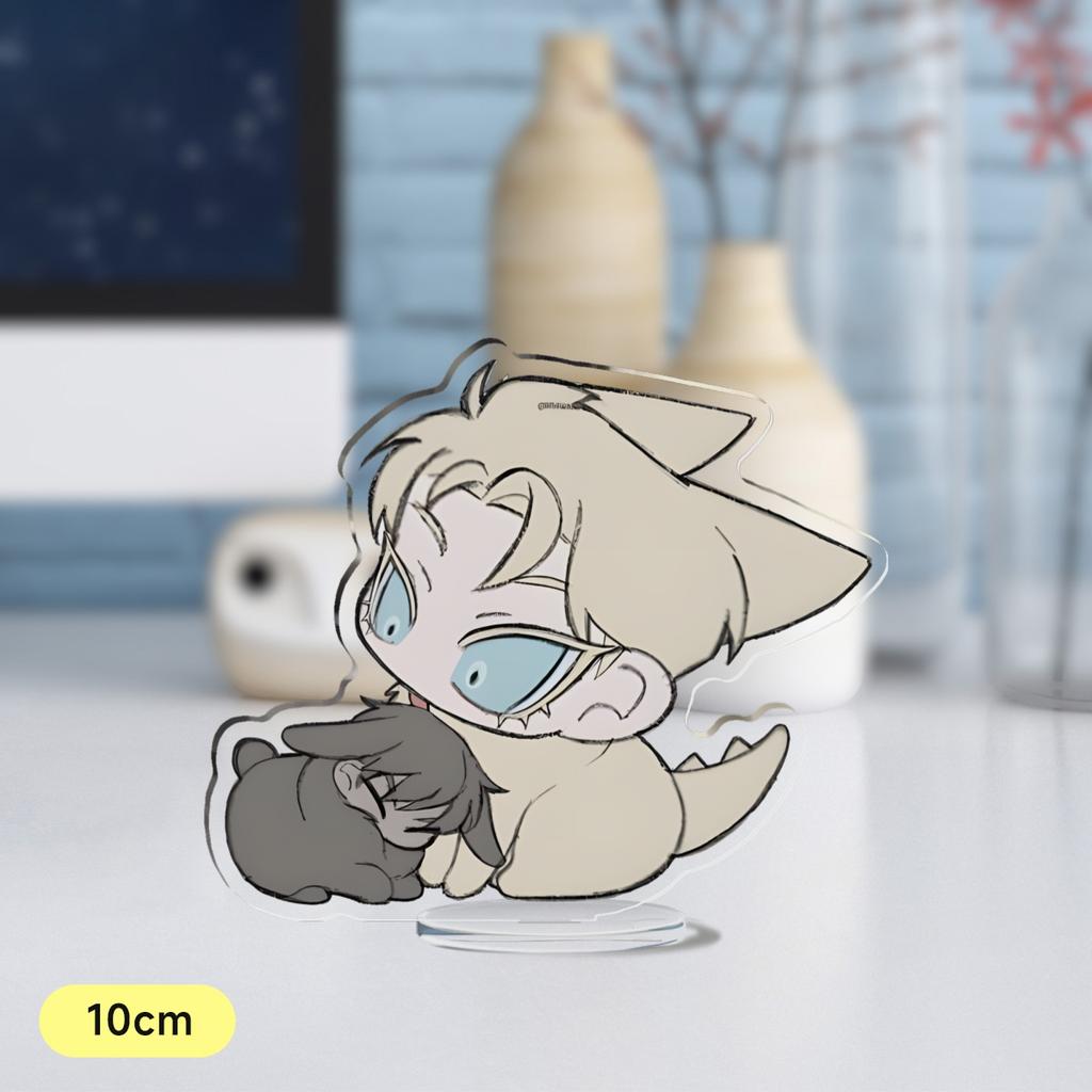 Hot Korean Cartoon BL Manga Anime Roses and Champagne Acrylic Stand Figure Standing Desktop Display Fans Collection Jewelry Gift