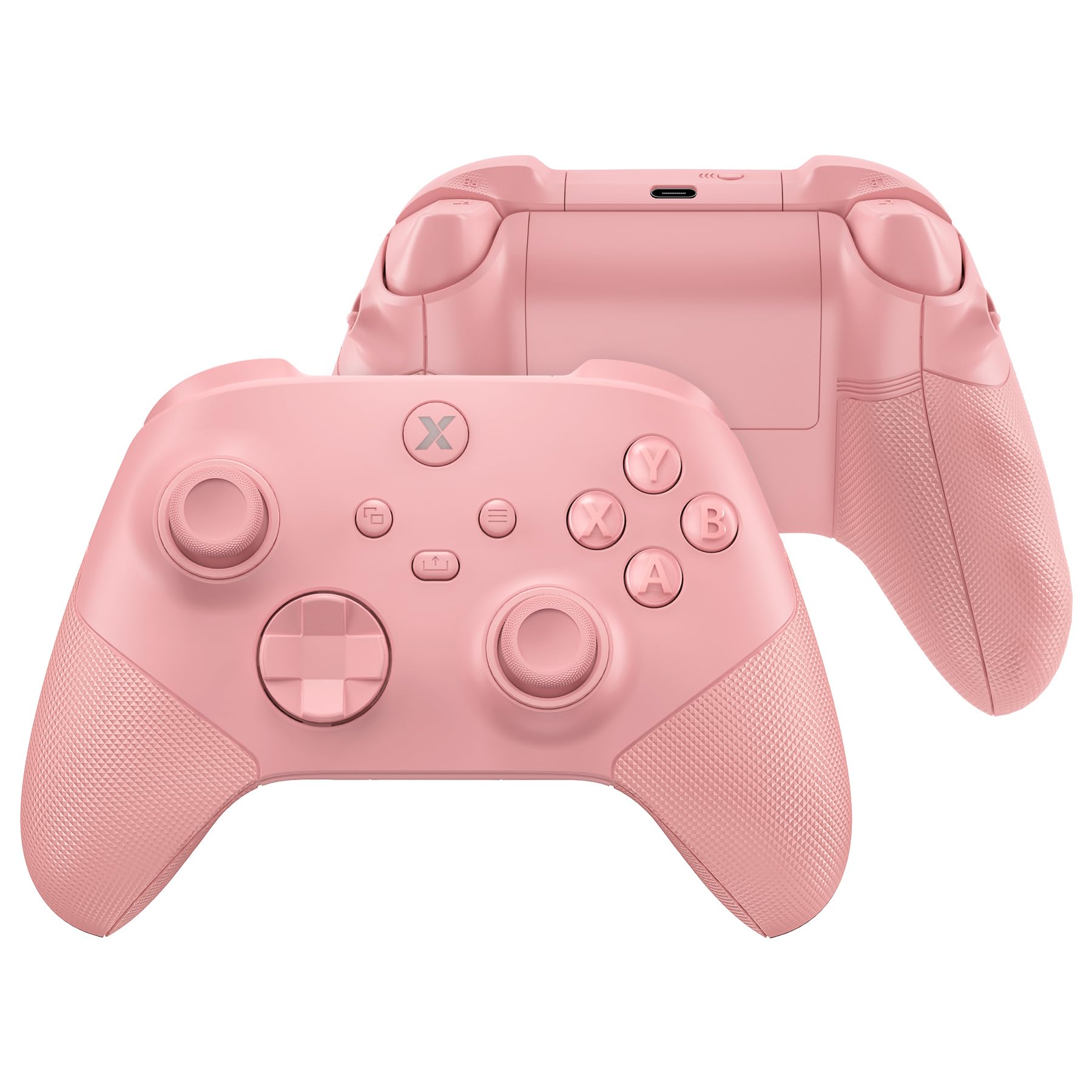 

Комплект кнопок eXtremeRate ASR Reset Full Shell для Xbox Core Особенности эргономичные триггеры мягкая резина и верх и низ Совместим с Xbox Series X S & розовый