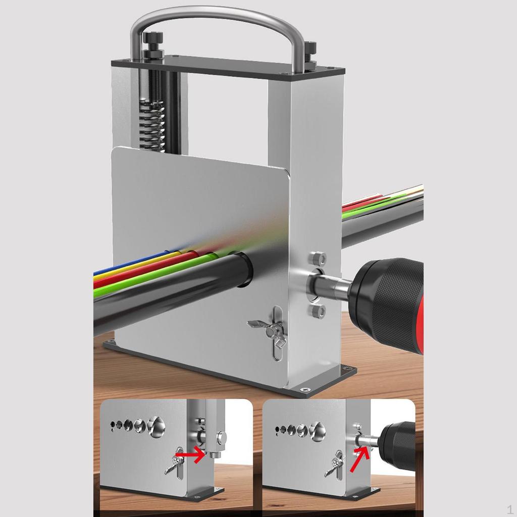 Manual Wire Stripping Machine Cable Stripper Drill Powered Hand Crank for Copper Recycling Sturdy