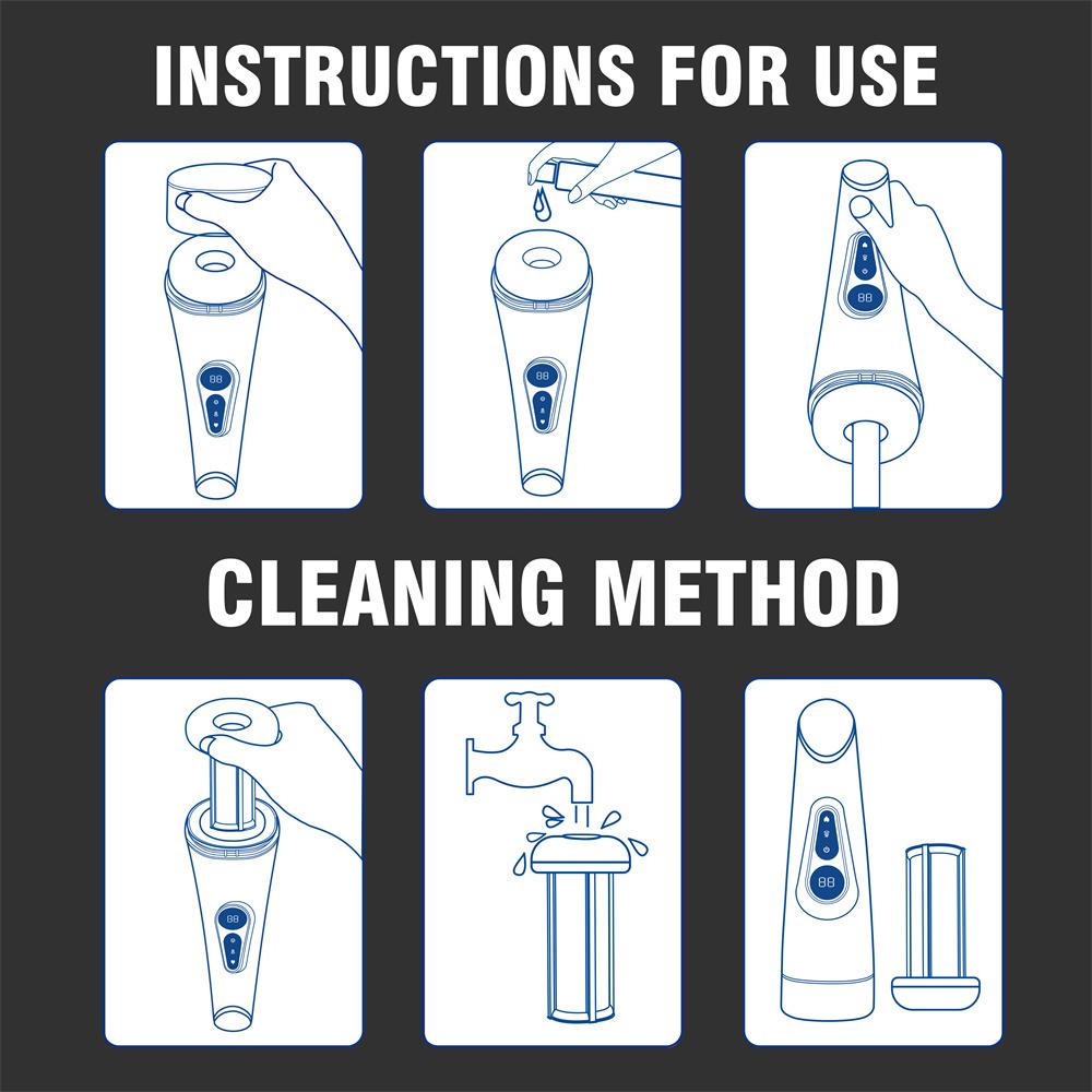 Sucking Male Masturbation Cup  Sex Toy For Men Intelligent Heating Vaginal Penetration Pocket Pussy Penis Trainer Adult Supplies