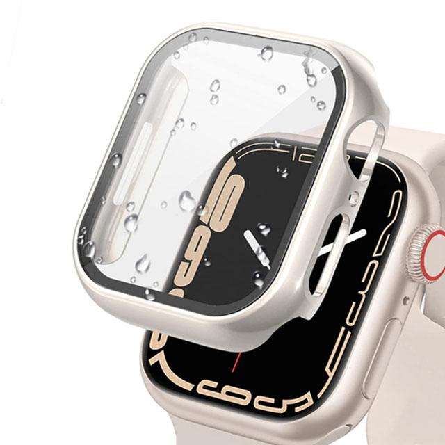 Glass+Cover For Apple Watch case 45mm 41mm 44mm 40mm 42mm 38mm correa Accessorie Screen Protector iwatch series 5 4 6 SE 3 7 8 9