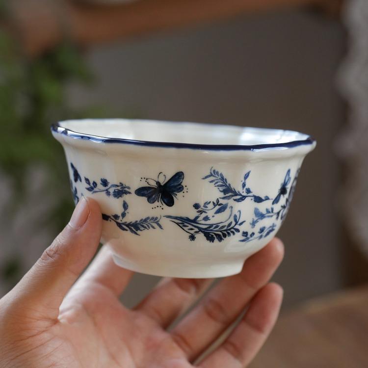 Kaffeetassen mit hohen optischen Ansprüchen High-End und exquisite Tassen Französischer Retro-Stil Keramiktassen- und Untertassensets Wassergläser Nische