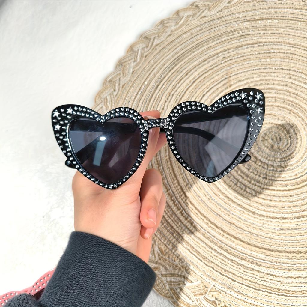 Star Heart Shaped Love Sunglasses Women Party Favors Vintage Party Glasses Holiday Beach Sun Glasses