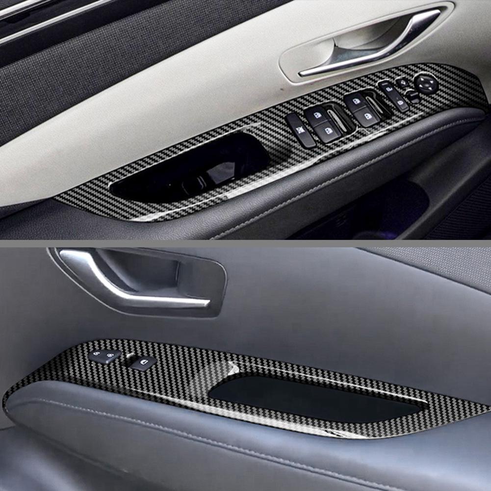 Fashionable ABS Panel Switch Trim Cover  Easy to Install  Scratch Prevention  Suitable for Hyundai Santa Cruz 2022 Set of 6