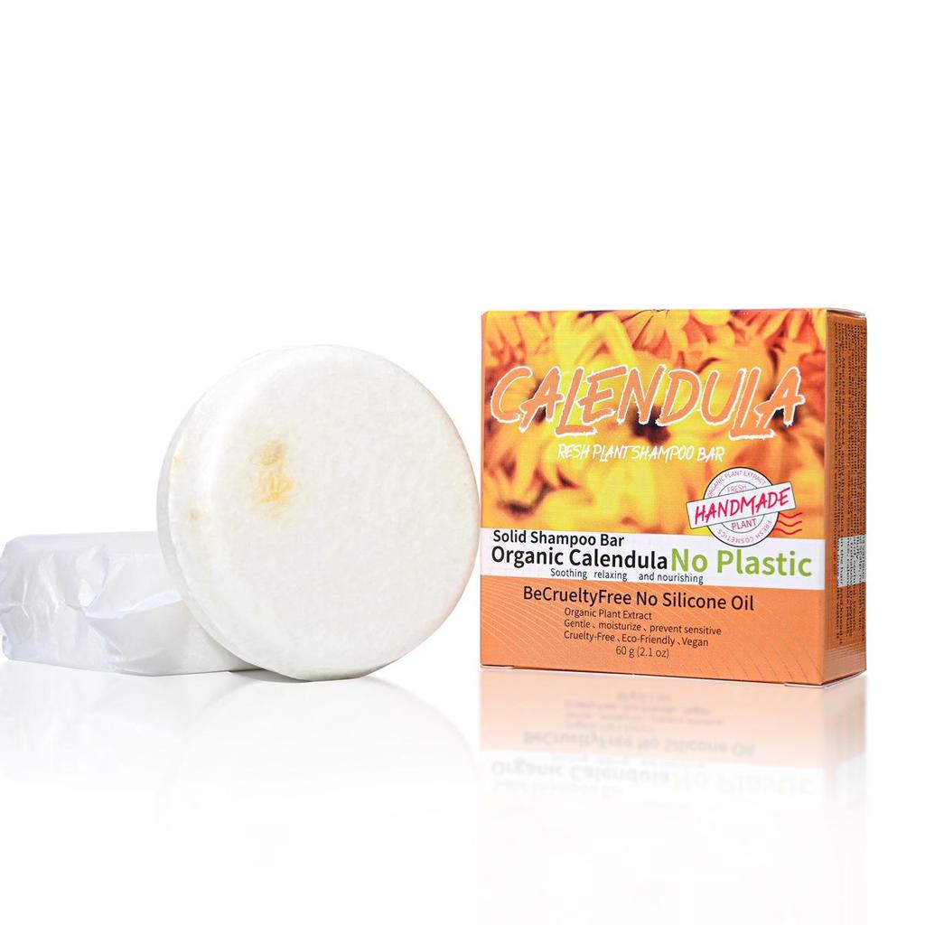 Lavender Essential Oil Shampoo Bar - Handmade, Oil-Control, Cleansing, Hair Decontamination Soap