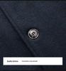 Men’s Autumn & Winter Business Woolen Jacket - Stand-up Collar, Thickened Fashion Coat for Middle-Aged