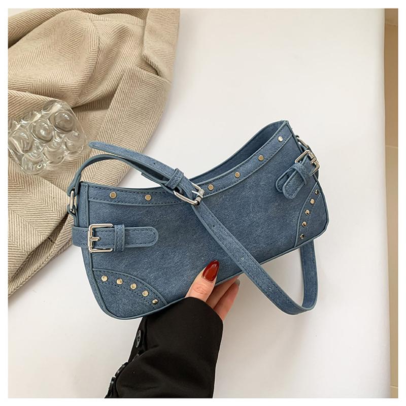 

Ретро джинсовые маленькие квадратные сумки для женщин новые универсальные модные одноплечевые сумки на молнии летние женские повседневные сумки (20cm<Max Length<30cm)