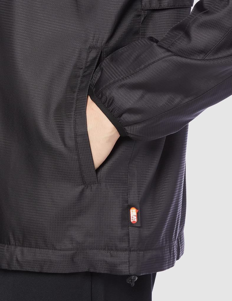 Tennis Lined Windwarmer SS [Yonex] Shirt, Shirt, Black/Blue (188)