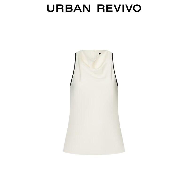 UR Summer Chic Sleeveless Cowl Neck Blouse