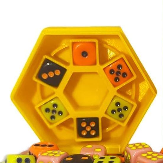 Fast-Paced Dice Rolling Game 2-6 Player Interactive Family Dice Board Game Parties Game Night Dice Game with Dumpster Dice Stickers