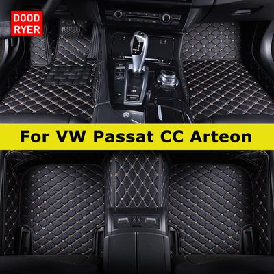 Custom Car Floor Mats For VW CC Arteon Auto Carpets Foot Coche Accessorie
