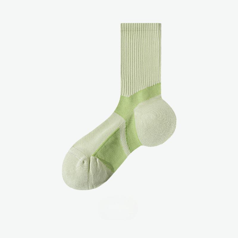 Calzini Sportivi Estivi da Uomo Traspiranti e Assorbenti, Calzini Lunghi con Suola in Spugna, Antibatterici e Deodoranti, Calzini per Fitness e Corsa