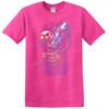 Skeleton Drinking Water Funny Graphic T Shirt Cool Art Design Tee