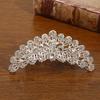Rhinestone Tiara for Girls - Princess Crown Headpiece, Birthday Gift & Performance Hair Accessory
