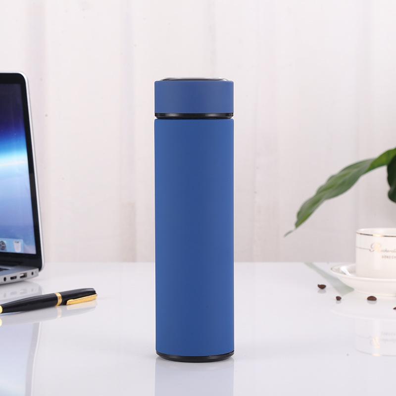 Intelligent Temperature Display Thermos Cup 304 Stainless Steel Car Portable Straight Body Cup Office Business Water Cup Gift Cup