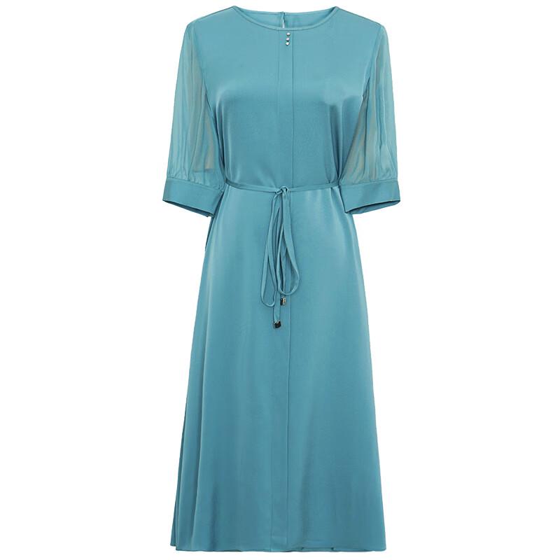 Women's Mulberry Silk Short-Sleeved Dress