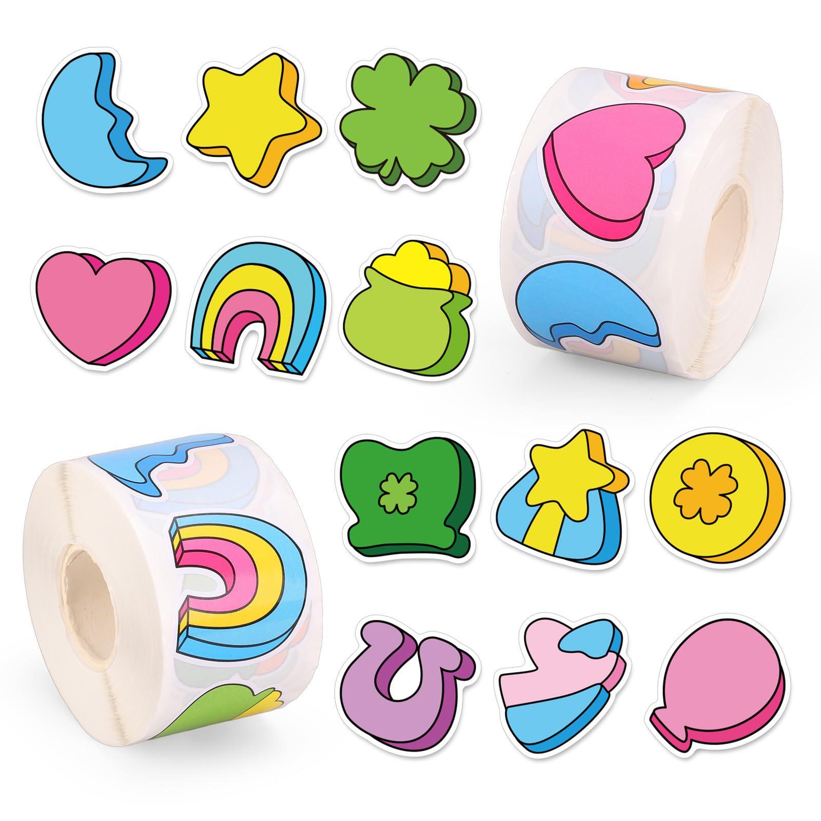 100-500pcs Cartoon Sticker Party Gift Wrapping Label Scrapbook Rewards Stationery Stickers