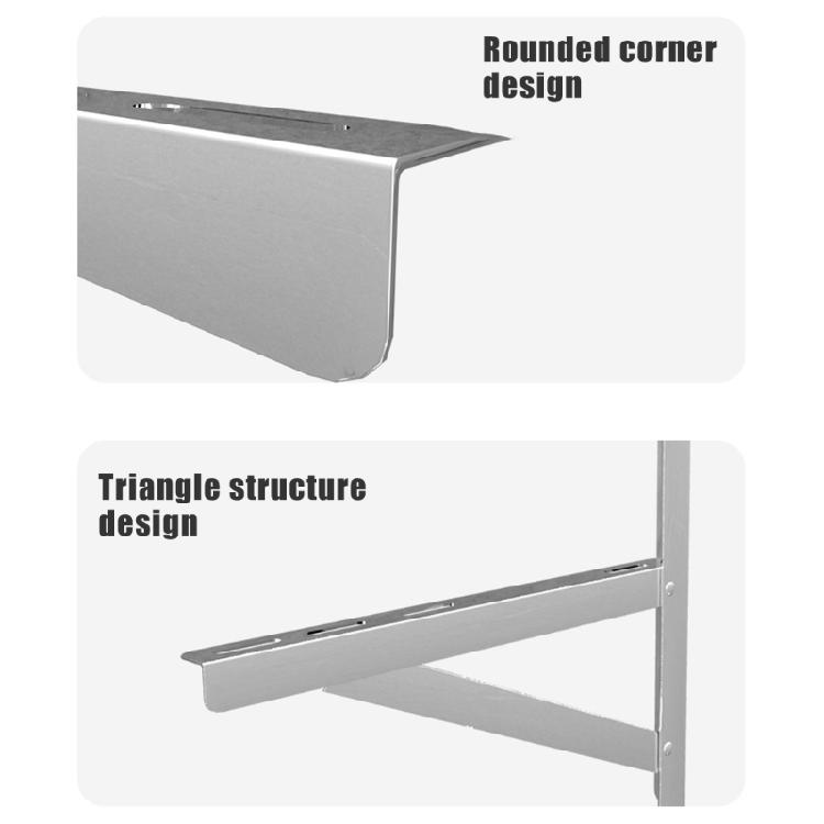 Outdoor Wall Mounting Bracket Wall Mounting Bracket Adjustable Outdoor Wall Mount HVAC Bracket Heavy Duty Split Bracket