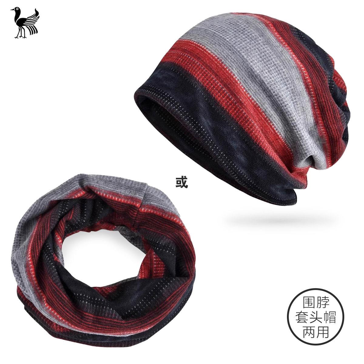 

Осенне-зимний мужской и женский полосатый лысый шарф для катания на лыжах, велоспорта, защита ушей, головной убор One Size/Elastic