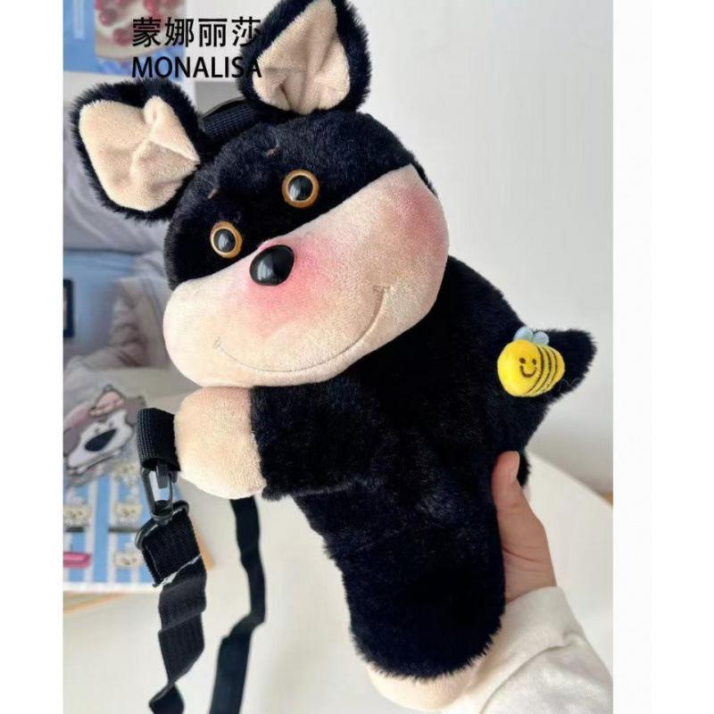 Wholesale Little Penguin Lamb Lying Bag Cute Plush Bag Backpack Doll Crossbody Cute Cartoon