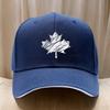 Scribble Maple Leaf Baseball Cap Unisex Durable Polyester Casual Sports Adjustable Summer Headwear