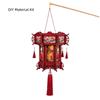 New Year DIY Spring Festival Lanterns Luxury LED Luminous Wooden Lanterns  Festival Decorations