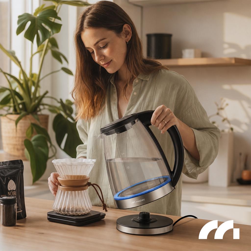 Electric Kettle With Temperature Control Led Keep Warm 1.8L 2200W Boily2000-Sl