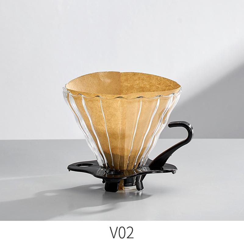 

GIANXI Скляний кавник ручного приготування Хмарний горщик Фільтр Чашка Фільтр Спільний горщик Домашній кавовий інструмент Багаторазовий термостійкий чайник